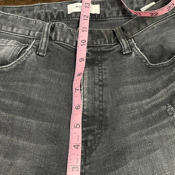 EUC Flare/Straight Moussy Vintage Jeans HOWA High
Rise Black Size 27 Cropped - Picture 12 of 16